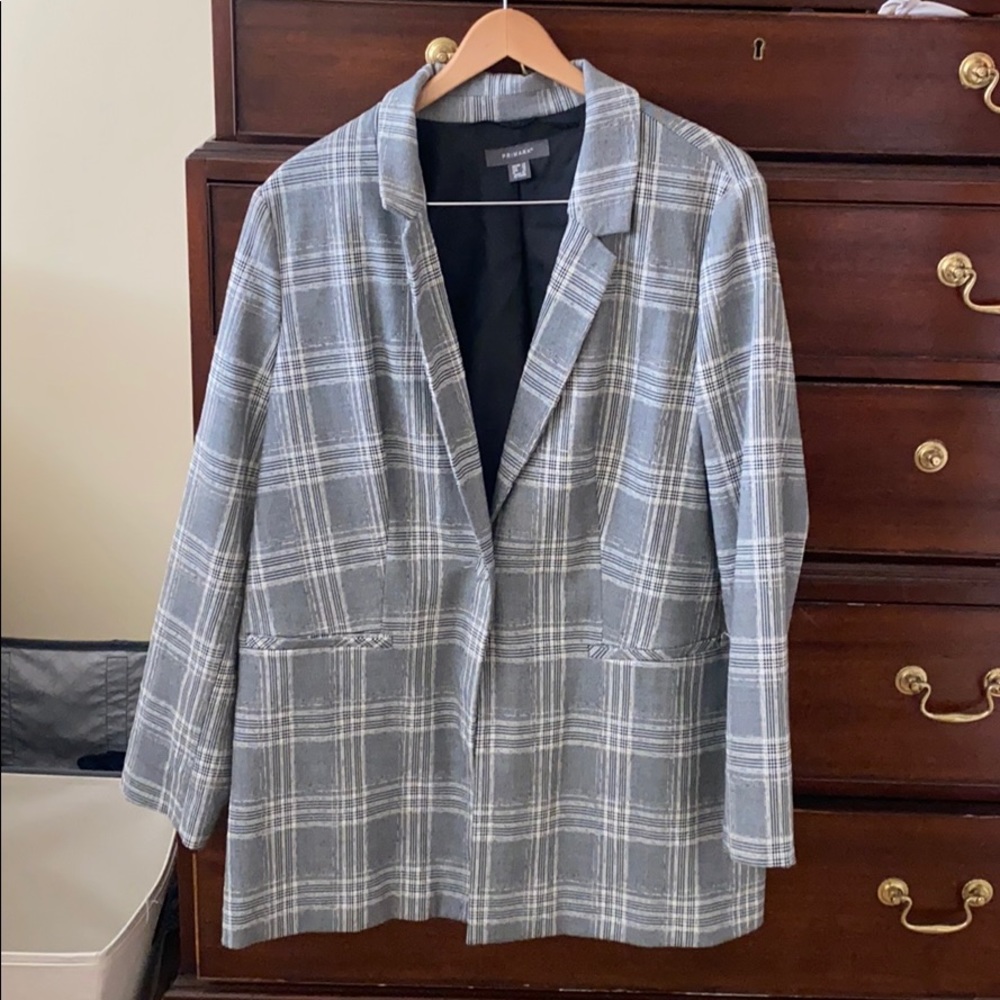 Plaid blazer